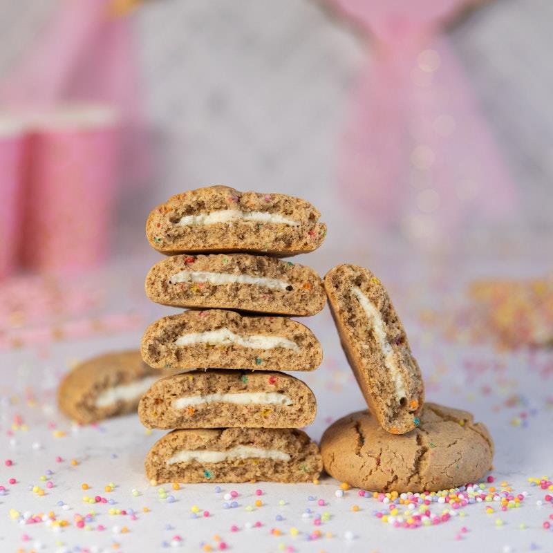 Load image into Gallery viewer, Milky Goodness Birthday Cake Lactation Cookie 12Pack
