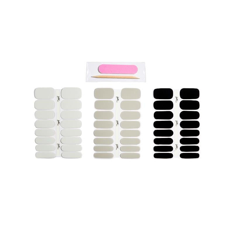 Load image into Gallery viewer, Selfie Nails Express Gel Polish White / Stone / Black Mixed Pack
