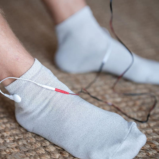 Caremax  Electrode Conductive Stimulation Sock Garment for TENS Machine 1 Pair