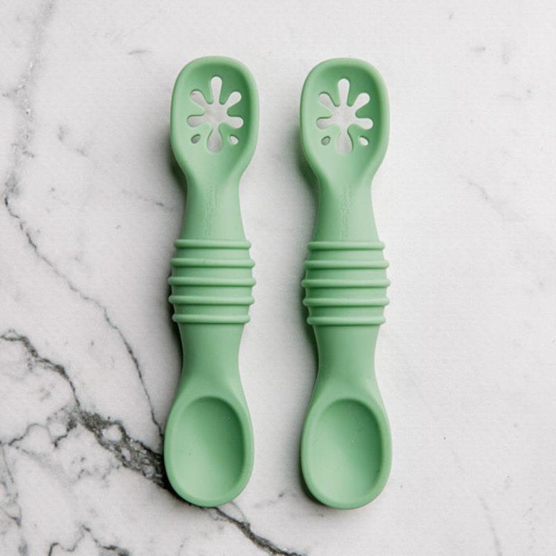 Load image into Gallery viewer, Starting Solids Australia Sticky Spoons Mint Crisp
