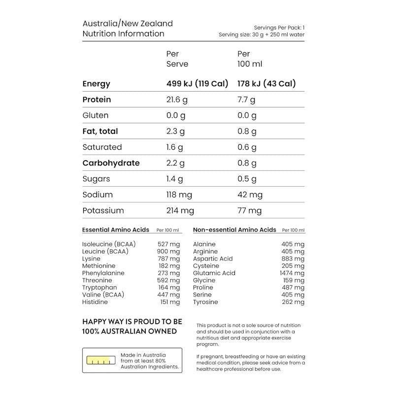 Load image into Gallery viewer, Happy Way Top Of The Choc Whey Protein Powder 500g
