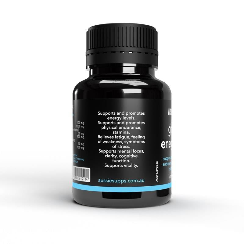 Load image into Gallery viewer, AussieSupps Ginseng Energy 2000 60 Tablets
