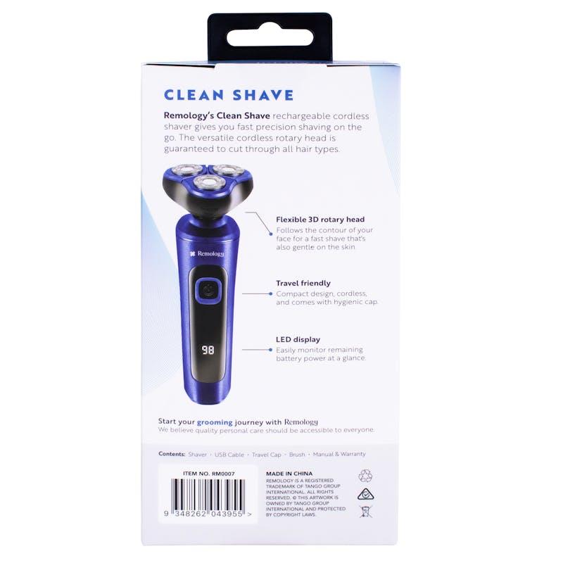 Load image into Gallery viewer, Remology Clean Shave Rechargeable Cordless Shaver 1pc
