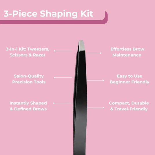The Brow Technicians 3 in 1 Eyebrow Grooming Kit - Brow Shaping Tools Set
