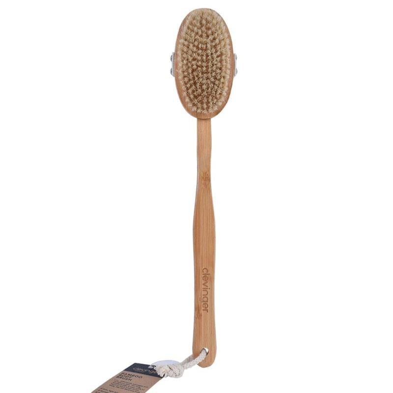 Load image into Gallery viewer, Clevinger  Bath Shower Long Handle Body Brush Scrubber Brush Set
