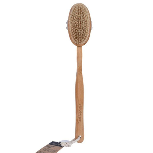 Clevinger  Bath Shower Long Handle Body Brush Scrubber Brush Set