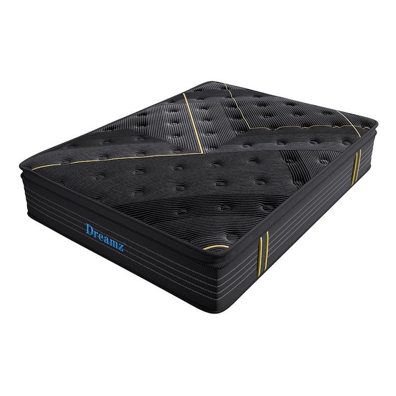 Load image into Gallery viewer, DreamZ Spring Mattress Bamboo Euro Top Bed Pocket HD Egg Foam King
