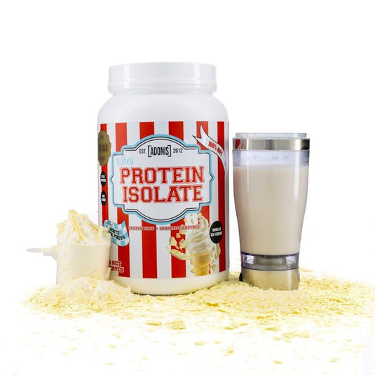 Adonis Gear Whey Protein Isolate (100% WPI) - Vanilla Ice Cream - 900g 30Serves