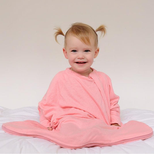 Baby Loves Sleep Hands In & Out 'Cool' - Candy Pink (Summer) 6-12M