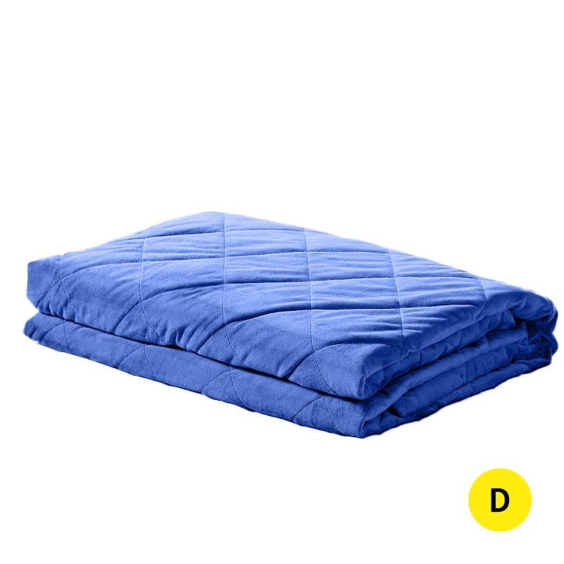 Load image into Gallery viewer, DreamZ 9KG Weighted Blanket - Royal Blue 1Piece
