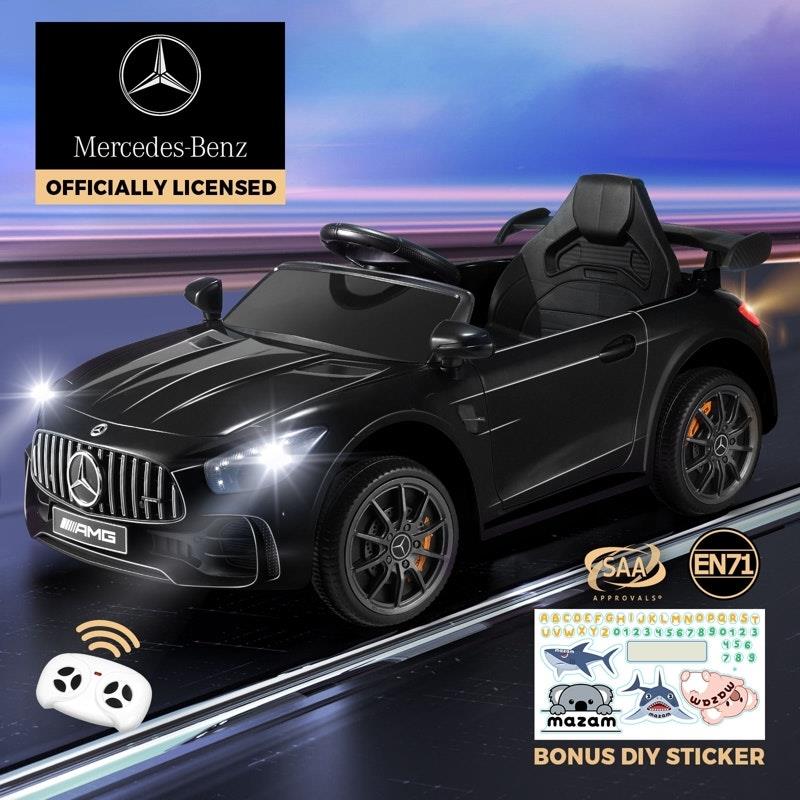Load image into Gallery viewer, Mercedes-Benz Kids Ride On Car AMG GTR Licensed Remote Electric Toy 12V Black
