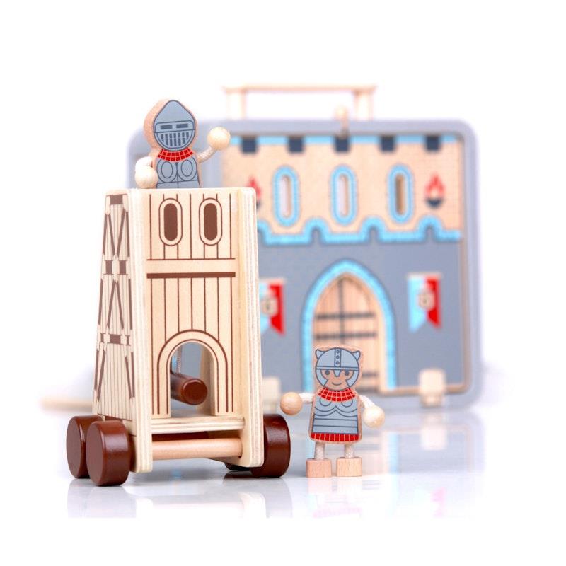 Load image into Gallery viewer, Riababy Wooden Castle Set
