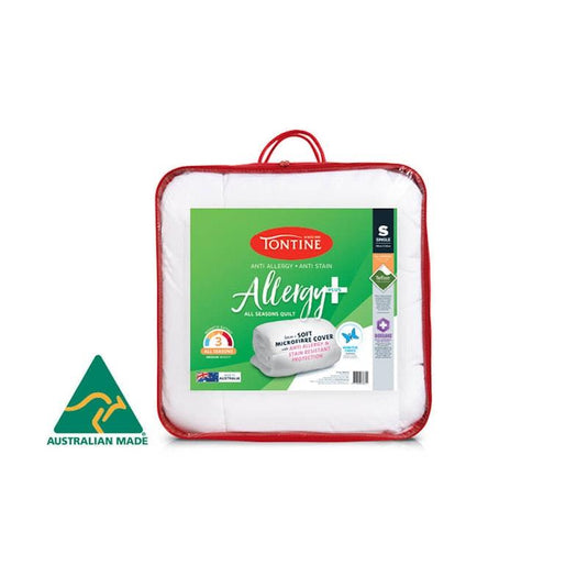Tontine Allergy Plus All Season Quilt Single Bed 140 x 210cm 1pc