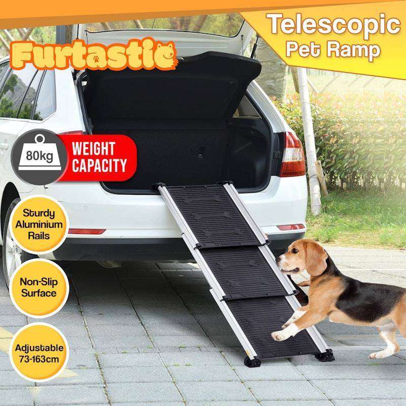 Load image into Gallery viewer, Furtastic Heavy-Duty Aluminium Telescopic Pet Ramp 1Piece
