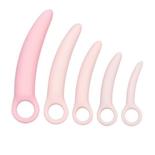 CalExotics Inspire Silicone Dilator 5 Piece Set Pink