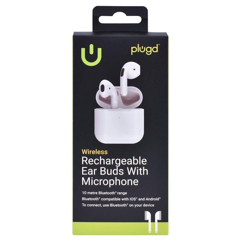 Load image into Gallery viewer, PLUGD Bluetooth Rechargeable Ear Buds with Microphone 1Set
