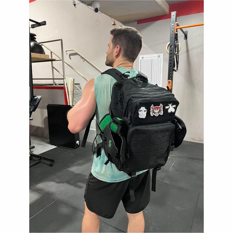 Load image into Gallery viewer, Buff Roo 48L Military Style Backpack Black
