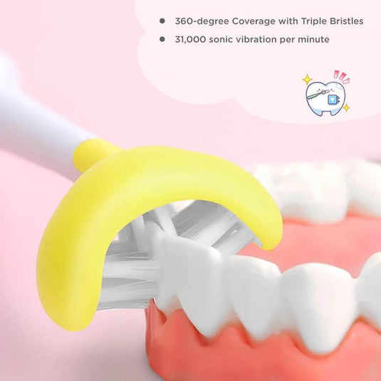 Caremax Rechargeable Triple Bristle 3 sided Sonic Toothbrush 1Unit