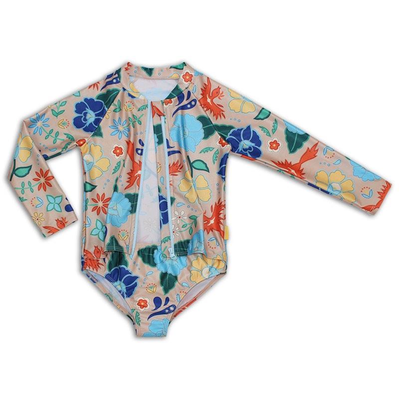 Load image into Gallery viewer, tyoub One Piece Long Sleeve Surfsuit 4years
