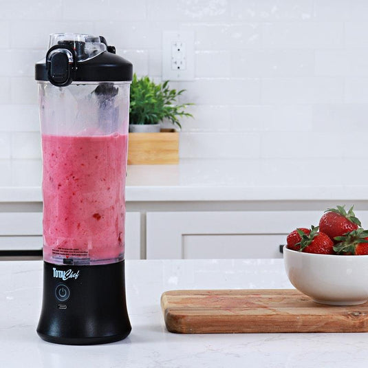 Total Chef Portable Blender, 600 ml Black