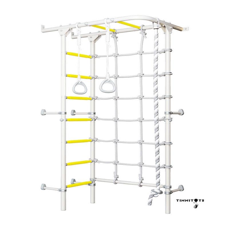 Load image into Gallery viewer, Tinnitots Swedish Corner Wallbars - S4 White Yellow
