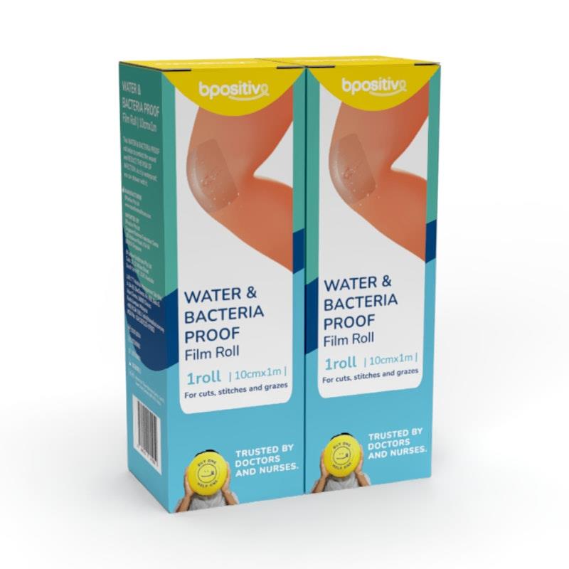 Load image into Gallery viewer, bpositive Water &amp; Bacteria Proof Film Roll 10cmx1m 2Pack
