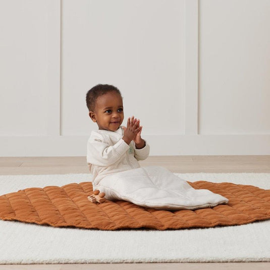 ergoPouch Jersey Sleeping Bag 3.5 TOG Sleeved Oatmeal Marle 3-12Months