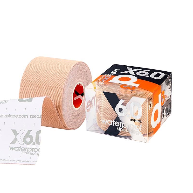 Load image into Gallery viewer, d3 Xtreme Kinesiology Tape Beige Box of 6 Rolls
