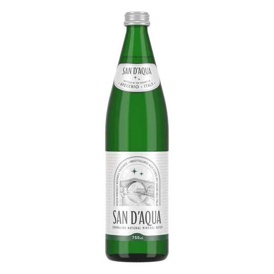 San D'Aqua Sparkling Mineral Water 750Ml 12Pack