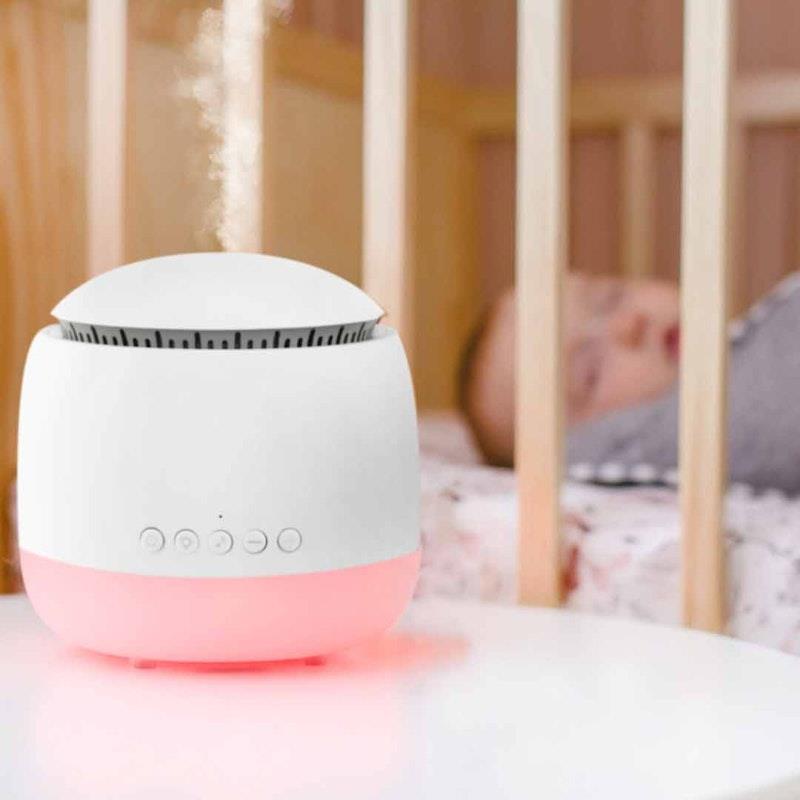 Load image into Gallery viewer, Lively Living Aroma-Snooze 7 in 1 Sleep Aid Humidifier White

