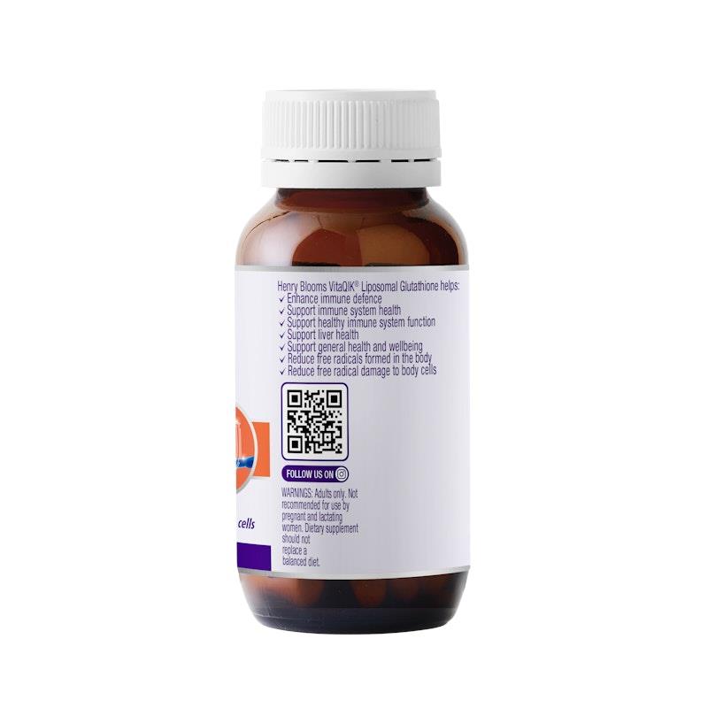 Load image into Gallery viewer, Henry Blooms VitaQIK® Liposomal Glutathione Sublingual 30 Tablets 1unit
