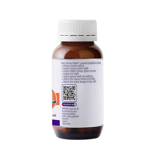 Henry Blooms VitaQIK® Liposomal Glutathione Sublingual 30 Tablets 1unit