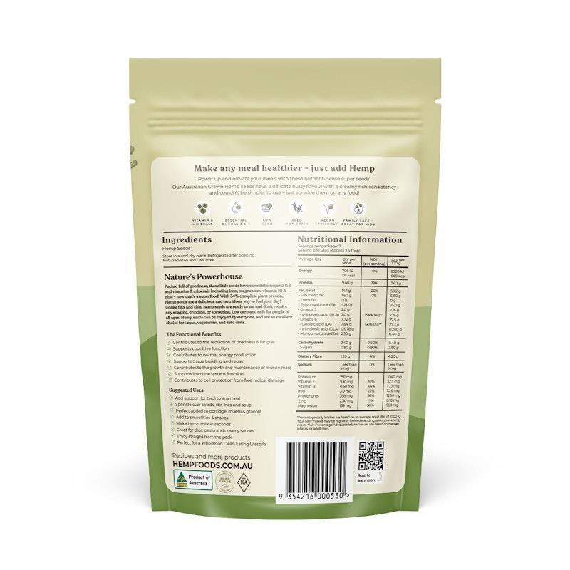 Load image into Gallery viewer, Hemp Foods Australia Australian Grown Hulled Hemp Seeds 200g Twin Pack

