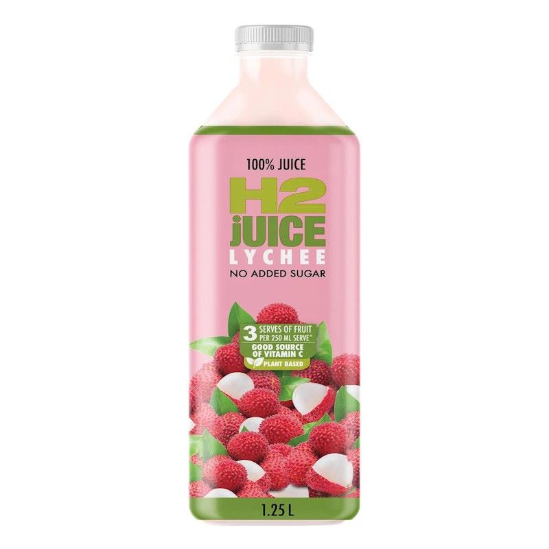 Load image into Gallery viewer, H2 Juice 1.25L Lychee 6Pack
