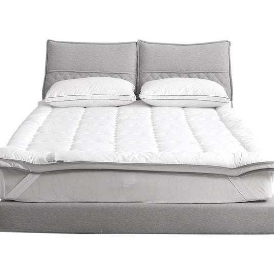 DreamZ Luxury Bedding Pillowtop Mattress Topper Mat Pad Protector King Single Size