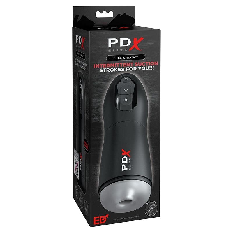 Load image into Gallery viewer, PDX Elite Suck-O-Matic Stroker Black
