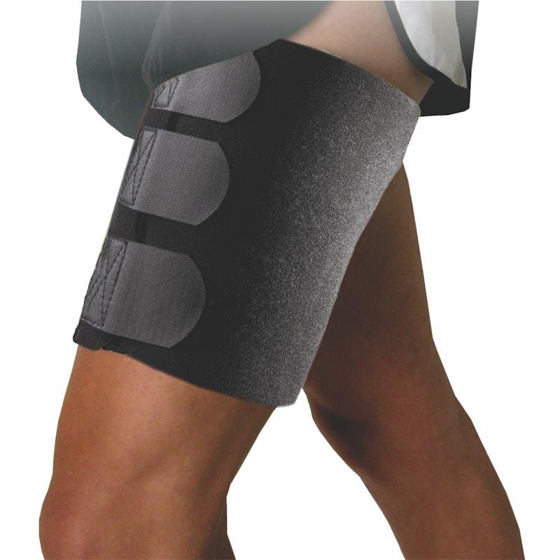 Load image into Gallery viewer, BodyAssist One Size Thermal Thigh Wrap Black One Size
