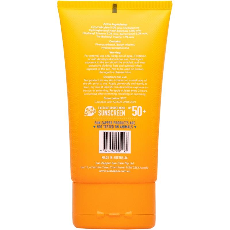 Load image into Gallery viewer, SUN ZAPPER Extreme Sports Mesh Sunscreen SPF 50+ 90ml
