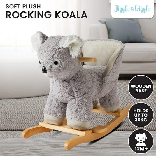 Jiggle & Giggle Soft Plush Toy Rocker Koala