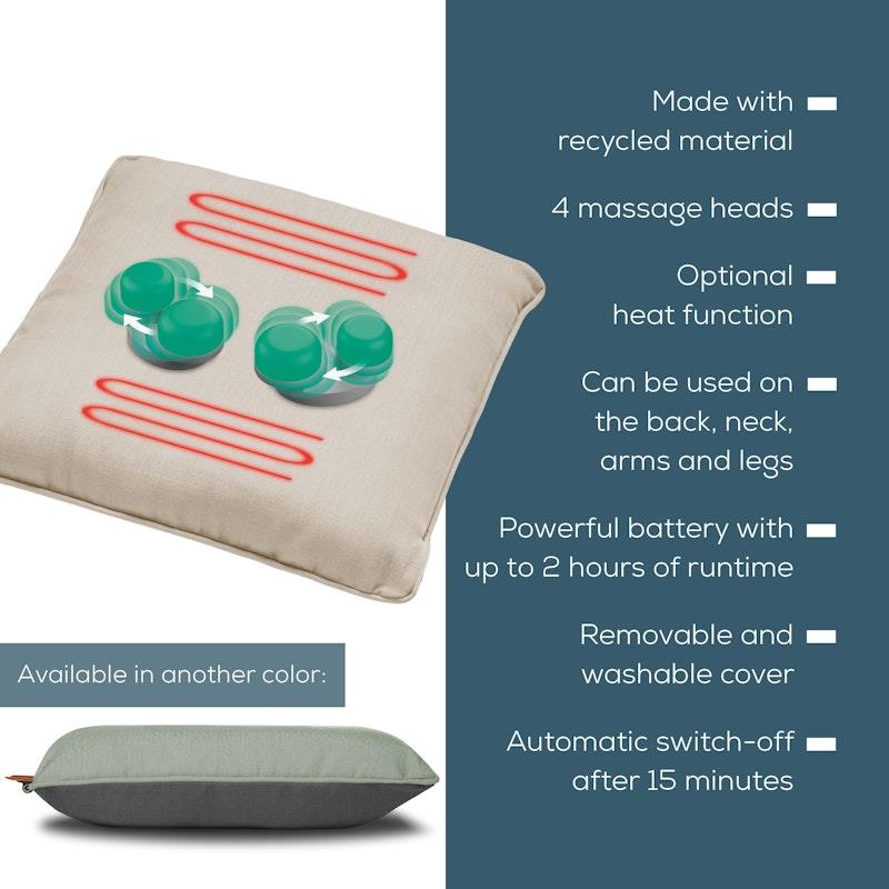 Load image into Gallery viewer, Beurer MG139 Rechargeable Massage Cushion with Heat Function One Size
