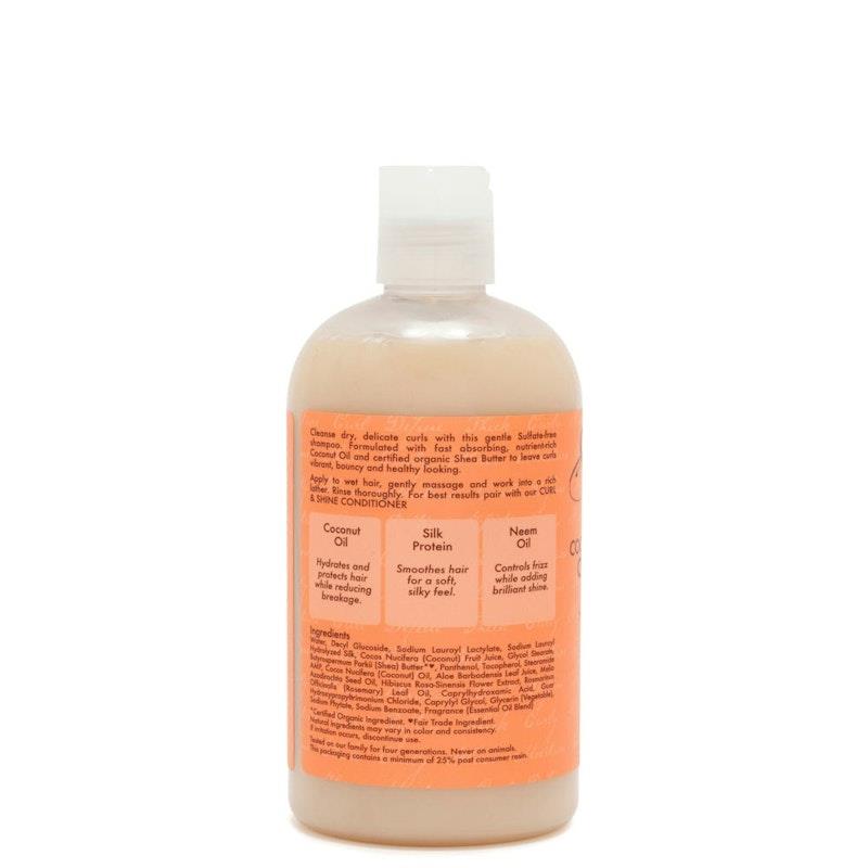 Load image into Gallery viewer, SheaMoisture Coconut &amp; Hibiscus Curl &amp; Shine Shampoo 384ml
