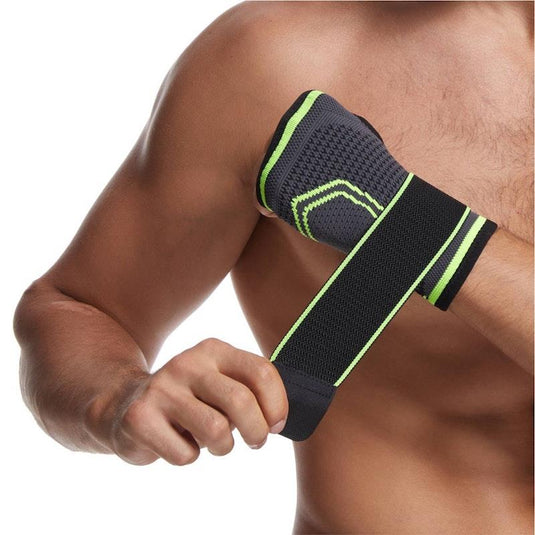 BodyAssist Contoured 4-Way Sports Elastic Wrist Support with Strap x 2 Bundle Medium