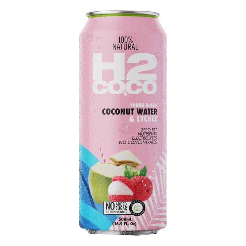 Load image into Gallery viewer, H2Coco 500mL Pure Coconut Water With Lychee 12Pack
