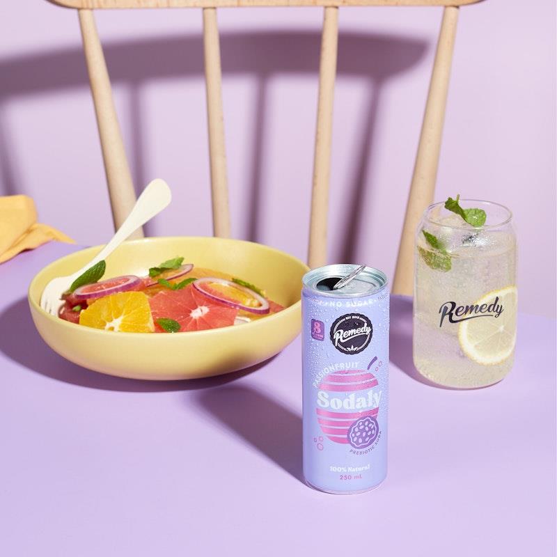 Load image into Gallery viewer, Remedy Sodaly Passionfruit - 24 x 250ml Pack
