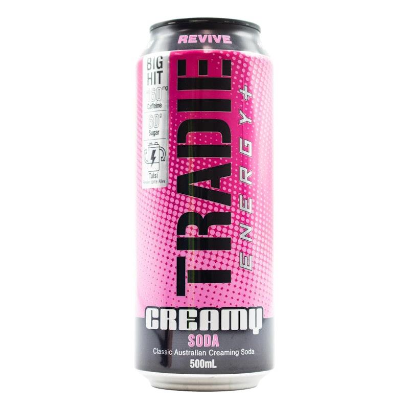 Load image into Gallery viewer, Tradie Energy Creamy Soda 500mL 12Pack
