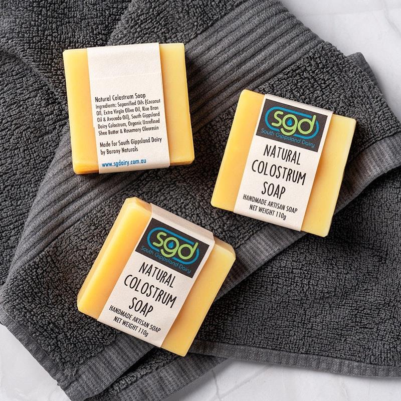 Load image into Gallery viewer, SGD Natural Colostrum Soap 110g 3Pack
