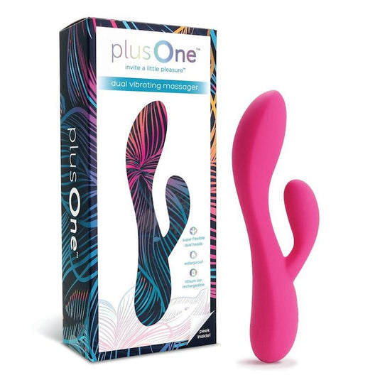plusOne Dual Vibrating Massager 1Unit