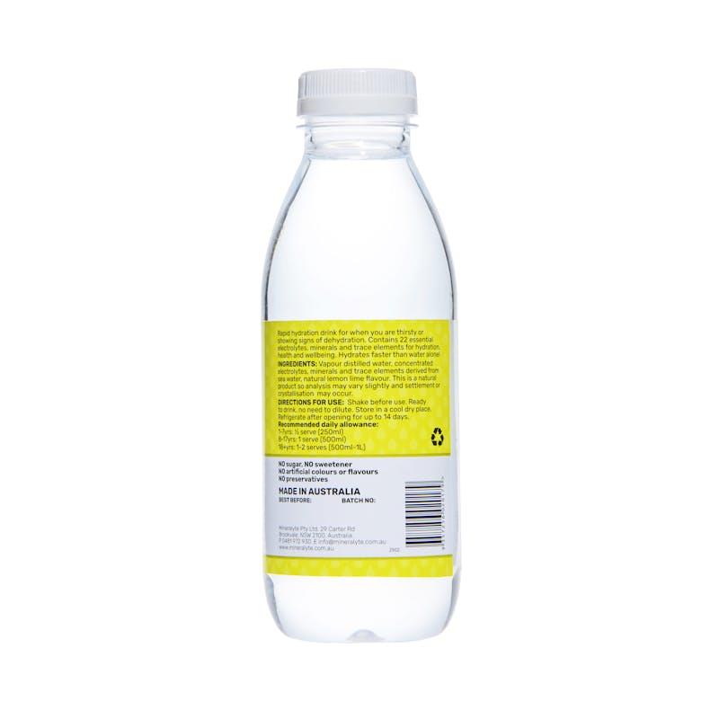 Load image into Gallery viewer, Mineralyte Hydrate+ Ready to Drink Lemon and Lime Flavoured 500ml 6Pack
