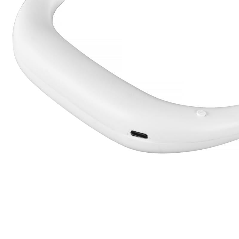 Load image into Gallery viewer, Living Today Sports Rechargeable Neck Fan Portable 3 Speeds USB Charging White
