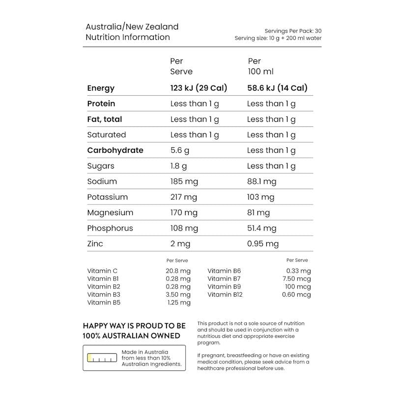 Load image into Gallery viewer, Happy Way Watermelon Electrolytes Powder 300g

